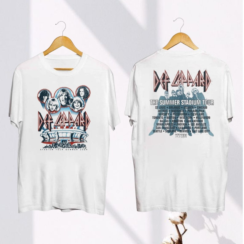 フェイド感⭐️⭐️Journey Def Leppard 2018 ツアーTシャツ JOURNEY / DEF LEPPARD 2018 US Tour Concert T-Shirt 3XL Hard