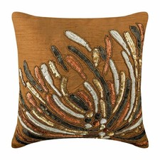 26x26 inch Silk Euro Pillow Cover Decorative Gold, Sequins ...