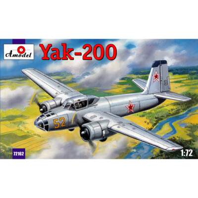 AMODEL 72162 Yak-200 Soviet trainer aircarft Scale 1/72 - Plastic model kit
