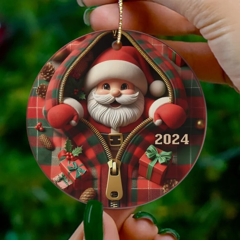 Christmas 2024 Ornament Christmas Decoration Holiday Gift Idea Heirloom Keepsake