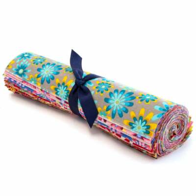 34 piece Crazy Daisy  pre-cut Layer Cake 10'' squares 100% cotton fabric quilt 