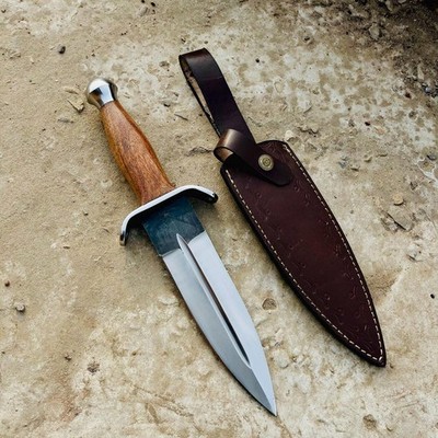 Custom Handmade Carbon Steel Blade Survival Dagger Knife | Hunting Knife Camping
