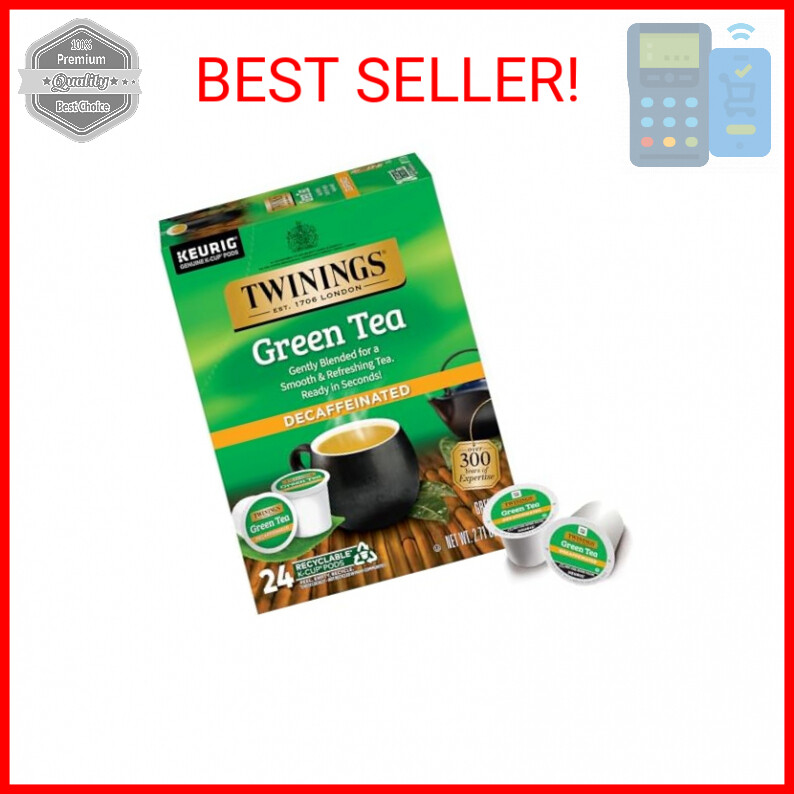 K-cup Pods For Keurig, Decaffeinated Pure Green Tea, Sm