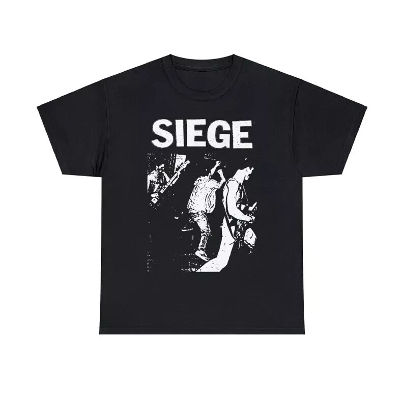 Siege Harcore Punk T Shirt Grindcore Vintage Crust Dystopia