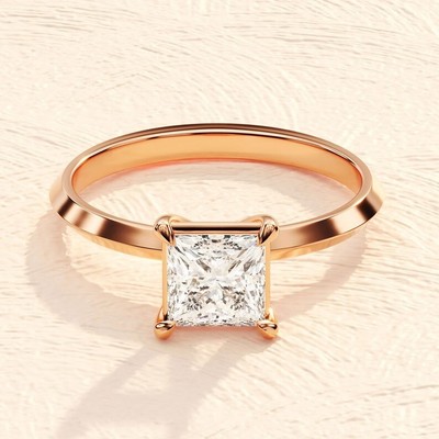 White Topaz 925 Solid Sterling Silver Engagement Ring Jewelry 925 Stamped