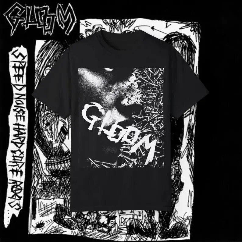 2-Sided Gloom T Shirt Crust Punk Zyanose Confuse Gauze Gai