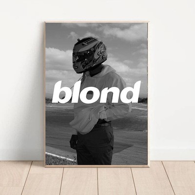 P109_Frank Ocean Blonde Black And White Poster No Frame Best Gift For Fan_1