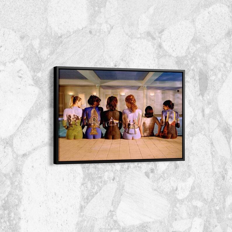 Pink Floyd Music Canvas Poster Art, Iconic Wall Decor, Pink Floyd Back Catalogue