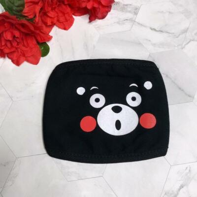 Washable Reusable Anime Cartoon Fun Surprise Bear Face Mouth Mask