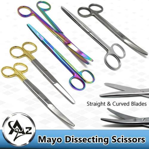 Surgical Scissors Medical Dental Veterinary Microsurgery MAYO Dissecting Blunt