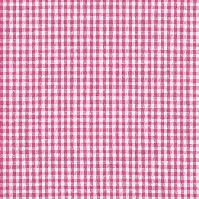 ウィルフリー　bi color gingham check volumy SH Willa Check Small - Pink Wallpapers | Schumacher