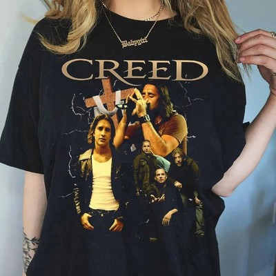Retro Creed Band Bootleg T-Shirt, Creed Band Fan Gift Shirt, Creed 2024 Shirt