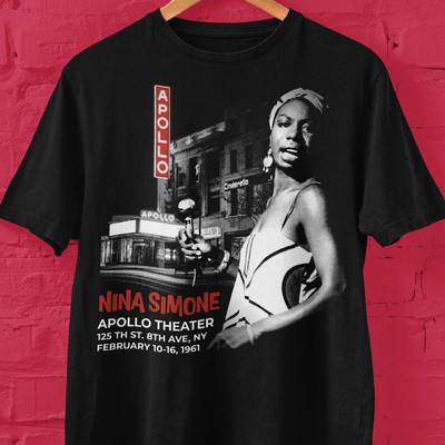 Jazz Great Nina Simone at the Apollo Theater in NYC Short Sleeve T