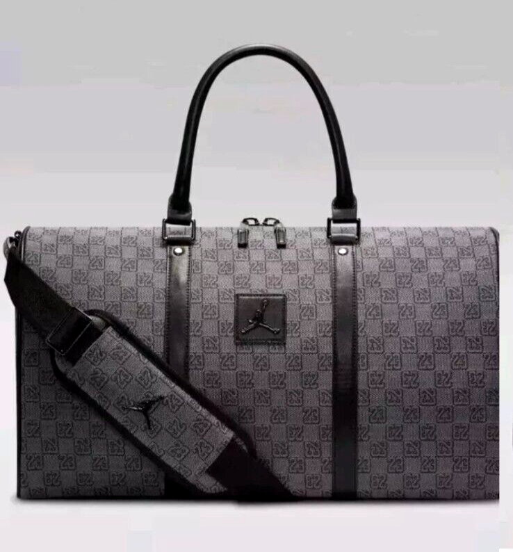 バッグ Nike Jordan Monogram Duffle Bag Black Nike Jordan Monogram Duffle Bag L Size 56cm 40L MONOGRAM