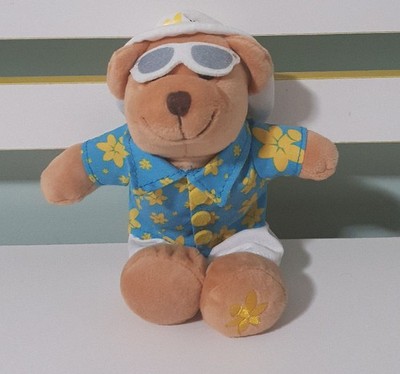 CANCER COUNCIL BEAR DOUGAL SOFT TOY PLUSH TOY TEDDY 20CM TALL! SUNGLASSES DOUGAL