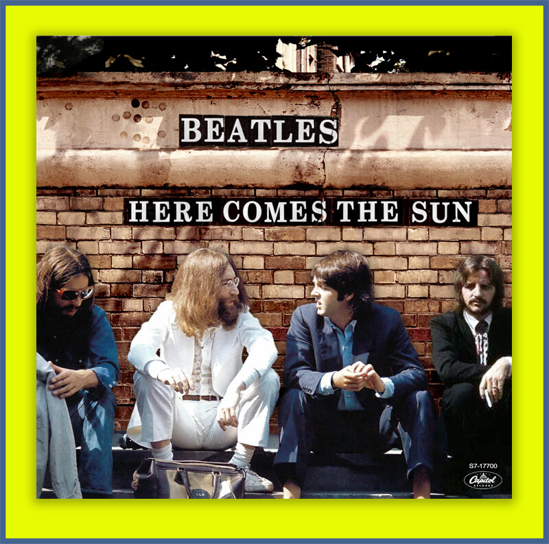 The Beatles - Here Comes The Sun - 45 Pic Sleeve - NO RECORD | eBay
