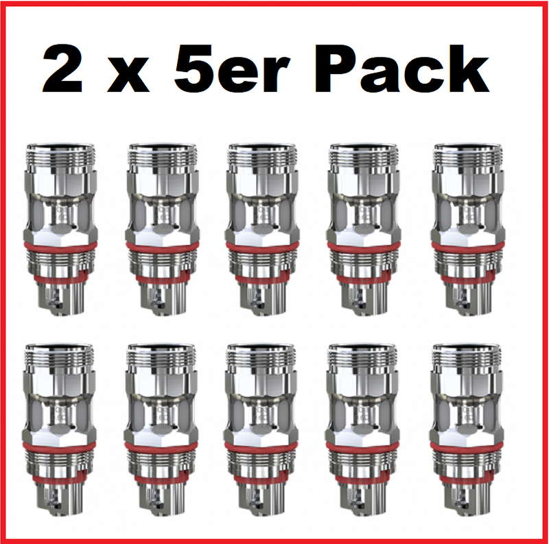 10x Eleaf EC-S Coil SS316L Mesh Verdampferkopf 0.6 Ohm Melo 5 