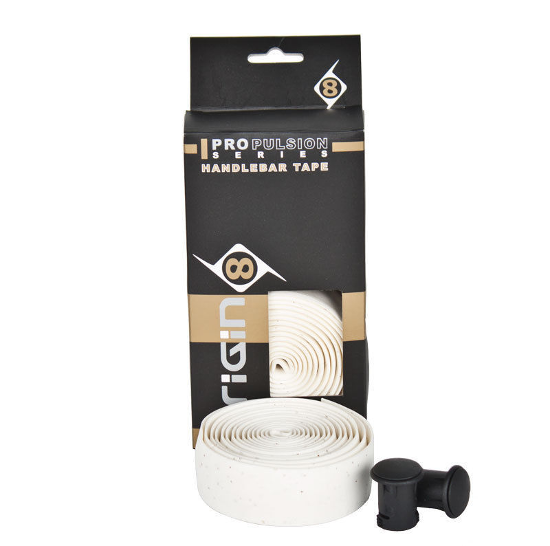 White Bicycle Handlebar Grips, Tape & Pads