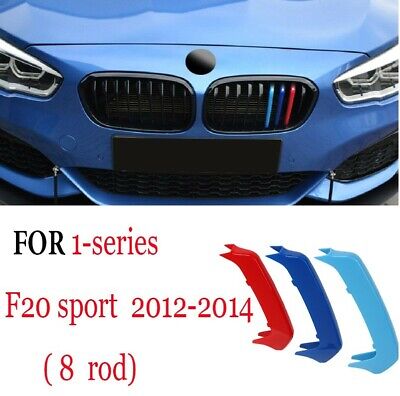 BMW F20 Grill Trim 1 Series M Sport Tech 3 Color Stripes for 8 Bars 2012-2014 UK