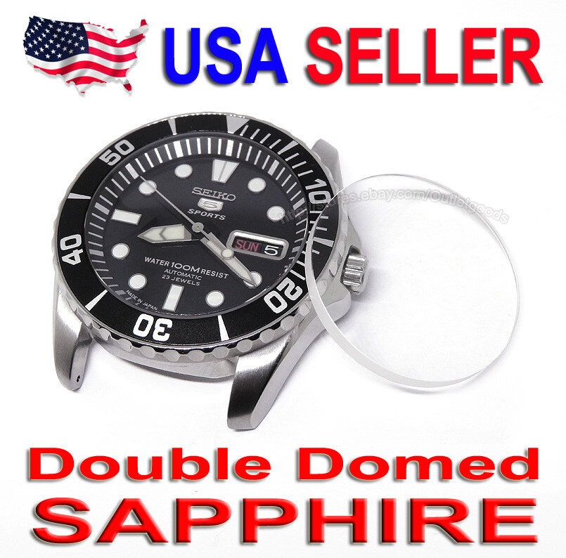 31mm Double Domed Flat AR Sapphire Crystal for Seiko SEA