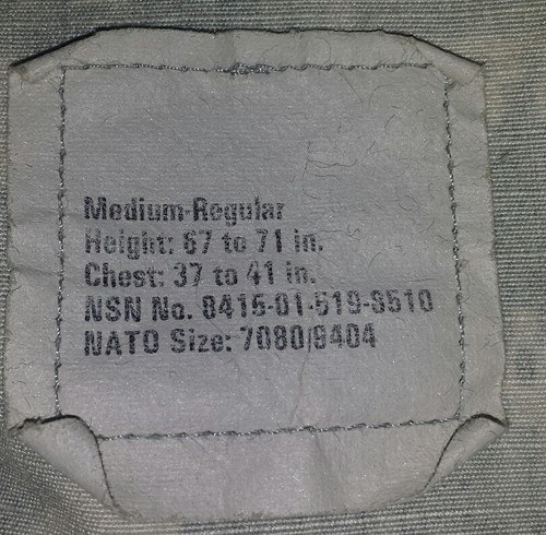 Genuine US Army Military Combat Jacket Nato size 7080/8404 FREE SHIPPING CAN USA