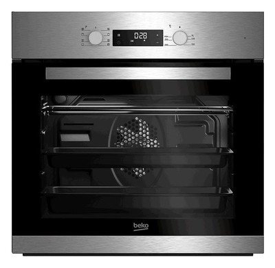 Beko BIM22300X Backofen /  8 Heizarten / silber [Energieklasse A]