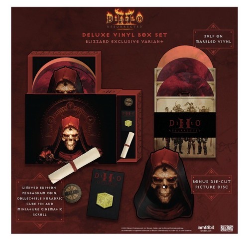 Diablo II 2 Resurrected 3xLP Vinyl Deluxe Box Set Collectors