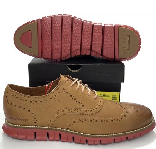 靴 COLE HAAN ZEROGRAND 25.5 ZG EON WING OX Men's ZERØGRAND Remastered Wingtip Oxfords in Black | Cole Haan