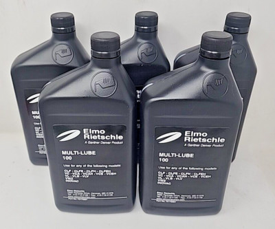 New Gardner Denver 75175001 Elmo Rietschle Vacuum Pump Oil  5 bottles