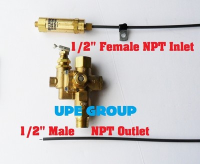 Pilot Unloader Check Valve Combo Gas Compressor & Bullwhip Throttle Control 8HP+