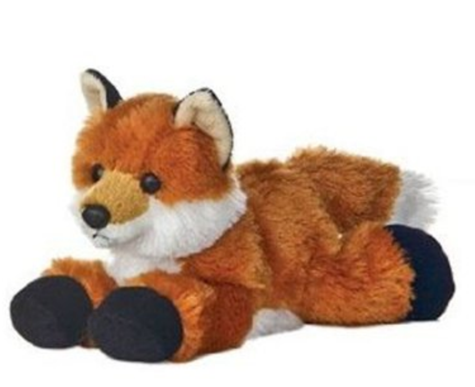 8 Inch Mini Flopsie Foxxie Red Fox Plush Stuffed Animal by A