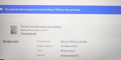 Item photo(s) from verified buyer