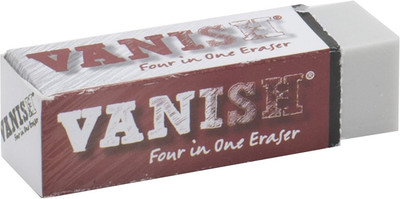 Vanish Four in One Art Eraser (1 Pack) -No Mess Pencil Eraser Replaces Hard Rubb