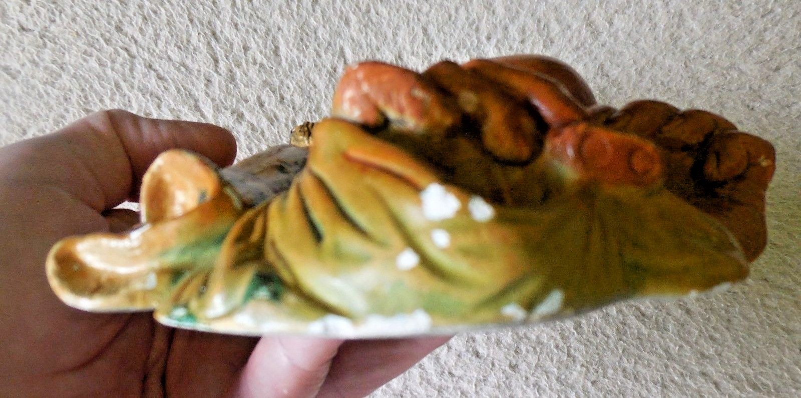 Vintage Bossons Head Snake Charmer wall hanging