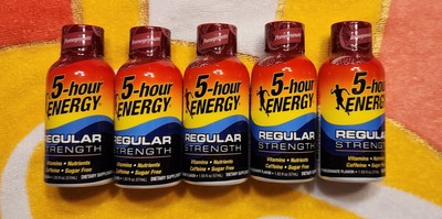 5 Hour Energy - Regular Strength - Pomegranate - Lot of 5 - Expires: 4/2025