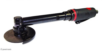 4  EXTENDED REACH AIR ANGLE GRINDER / CUT-OFF TOOL   0.7 HP pneumatic motor