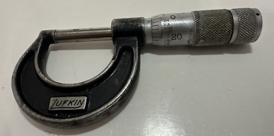 Vintage Lufkin 0''- 1''  Micrometer