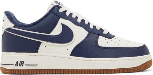 

[DQ7659-101] Мужские кроссовки Nike Air Force 1 Low «College Pack Midnight Navy», Sail/midnight navy-gum medium brown