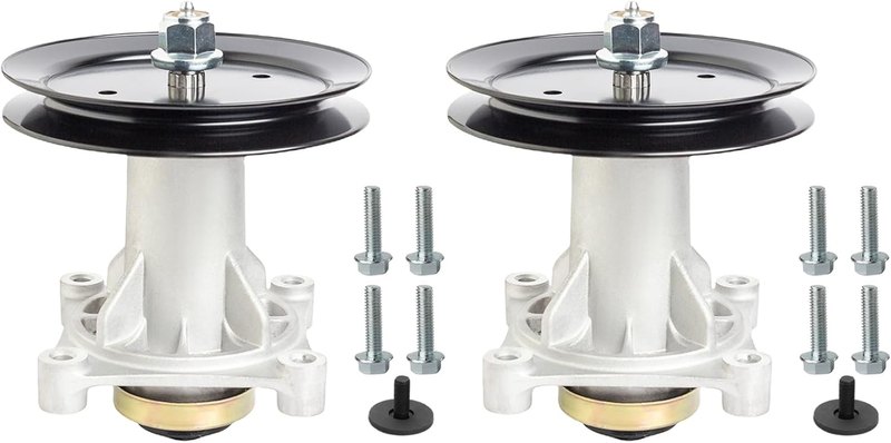 Spindle Assembly with Pulley for Husqvarna YTH22V42 YTH22V46 YTH24V48
