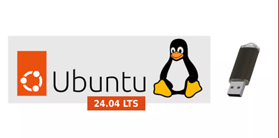 Ubuntu Linux 24.04 LTS (Latest Version) Bootable Live USB for PC/Laptop 64-bit