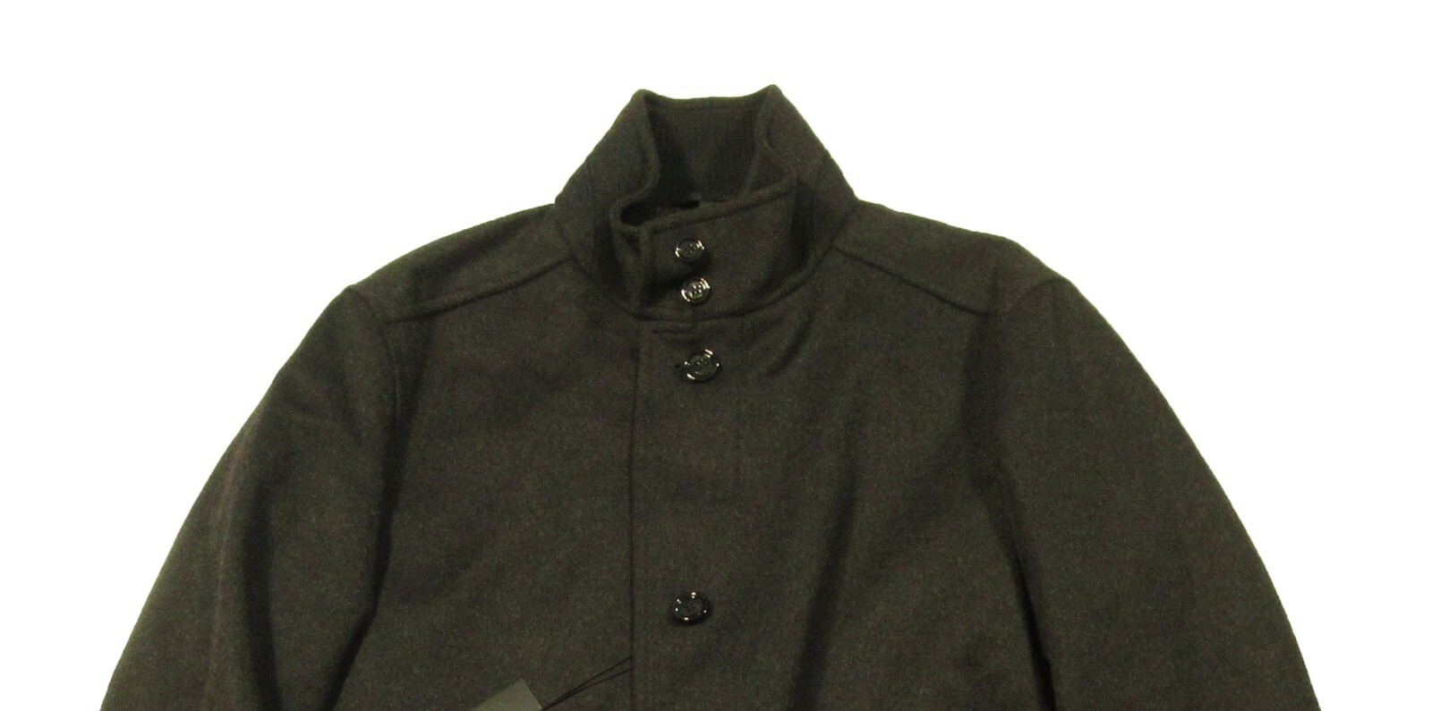 Pre-owned Hugo Boss Men's Charcoal Coxtan 8 Wool Cashmere Regular Fit Car Coat $645 In Gray