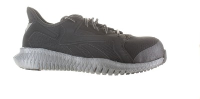 Reebok Mens Flexagon 3.0 Black Safety Shoes Size 7.5 (Wide) (7608677)