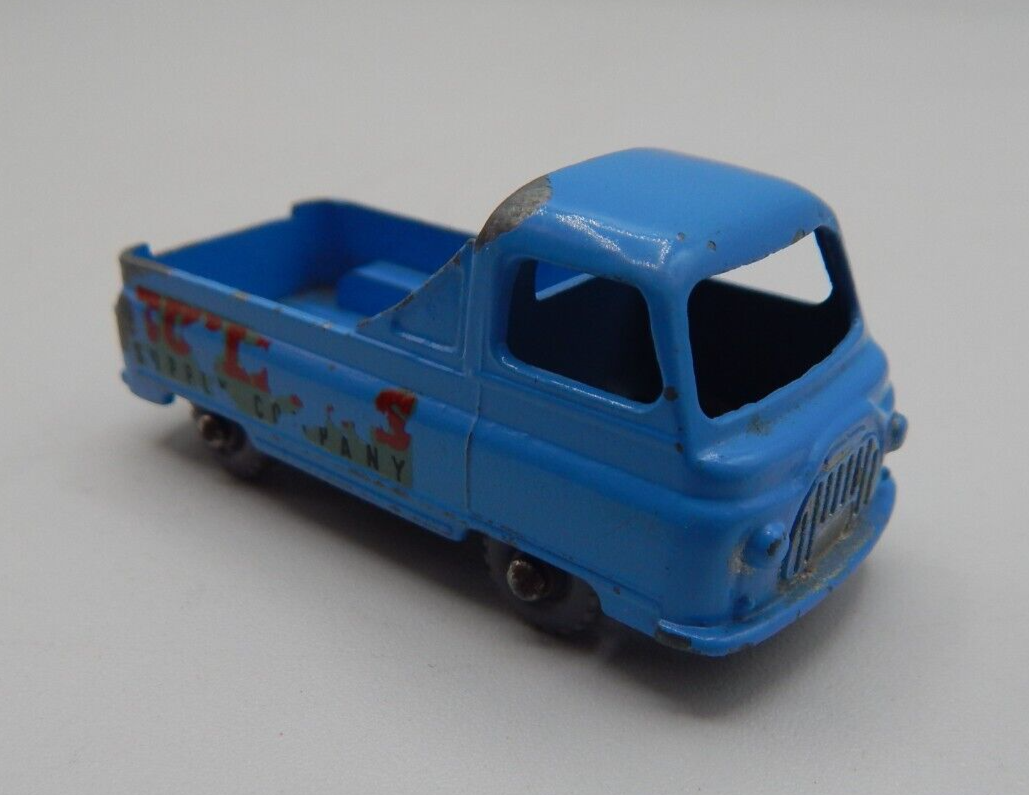 MATCHBOX No.60 MORRIS J2 PICK-UP ※silver Vintage Lesney Matchbox No. 60 Morris J2 Pickup 1958 Gray
