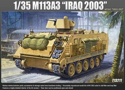 Academy 1/35 M113A3 IRAQ 2003  Plastic Model Kit #13211