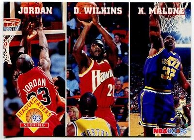 1993-94 NBA Hoops #283 Scoring Leaders - Michael Jordan Chicago Bulls