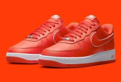Nike Air Force 1 Low '07 Picante Red White Sneakers Retro DV0788-600 Men Sizes