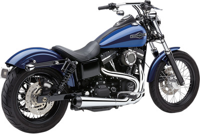 Cobra 4in Chrome El Diablo Full Exhaust for Harley Dyna Switchback 12-16