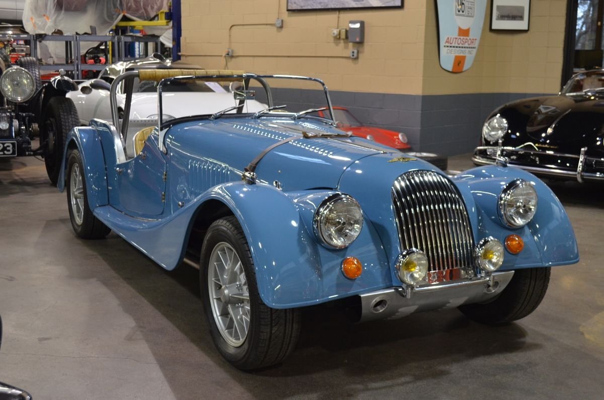 1968 Morgan Plus 8  91904 Miles Light Blue Convertible 3.5L V8 4 Speed Manual