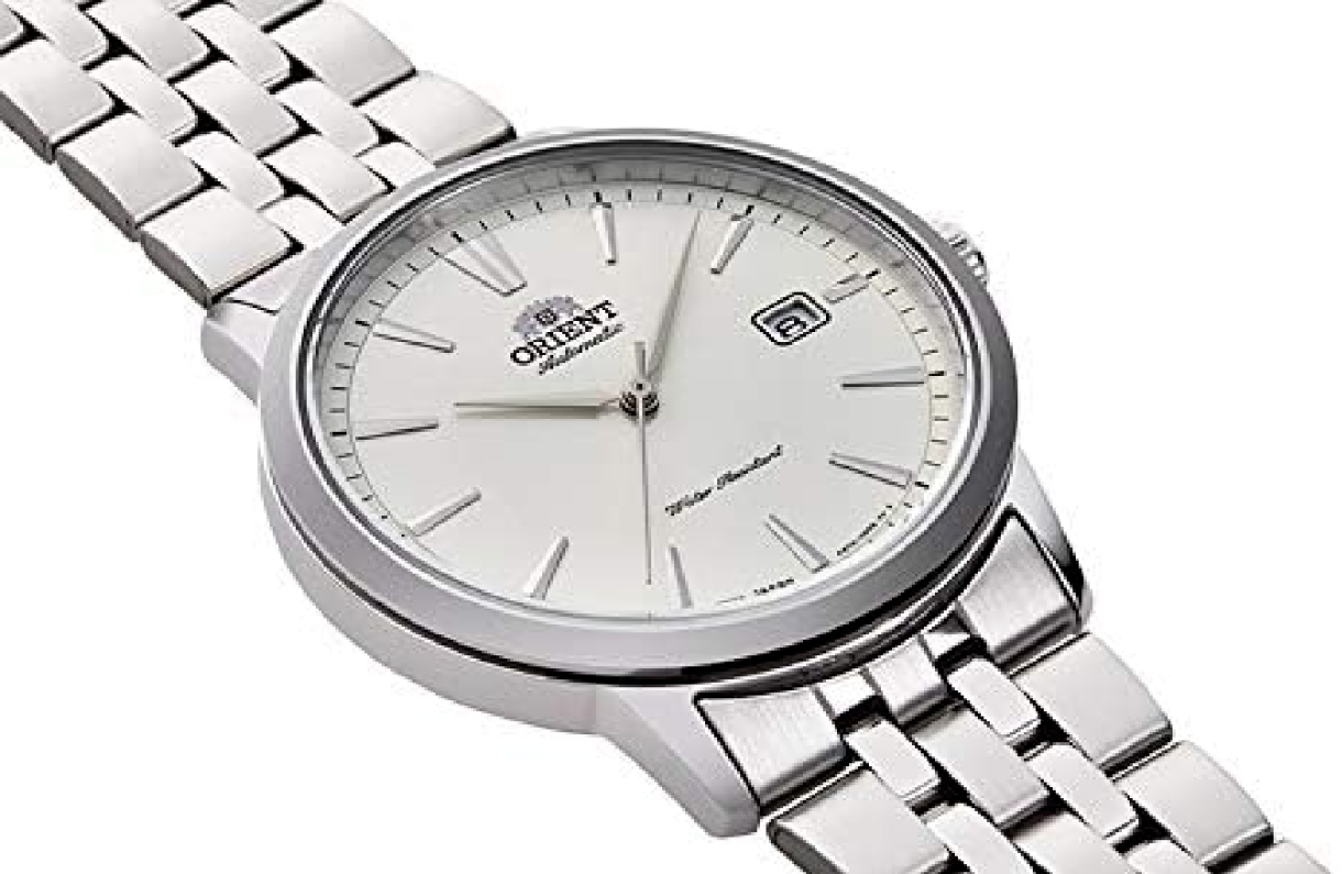 Pre-owned Orient Automatic Watch Mechanical Automatic Rn-ac0f02s Men's White Silver