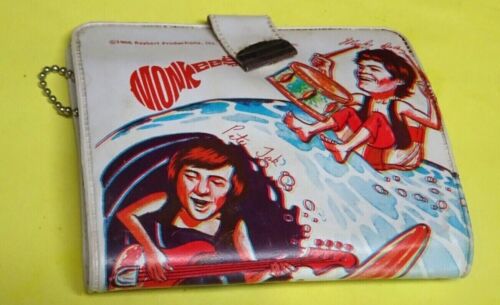 Vintage Super RARE 1966 Mattel Monkees Vinyl Wallet w/Snap Closure Intact*Used
